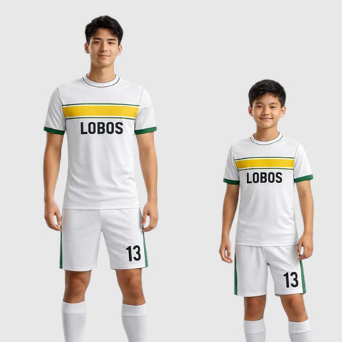 SB 1259 White Sublimation Custom Soccer Jersey Adult & Youth Unisex