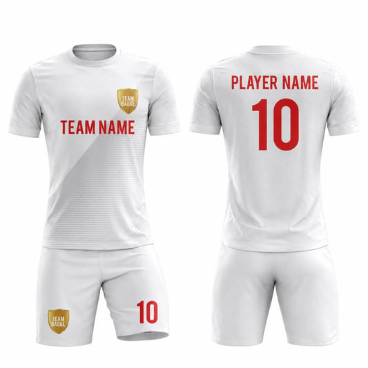 SB 1260 White Sublimation Custom Soccer Jersey Adult & Youth Unisex