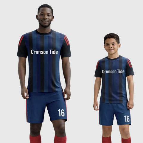 SB 1263 Navy Sublimation Custom Soccer Jersey Adult & Youth Unisex