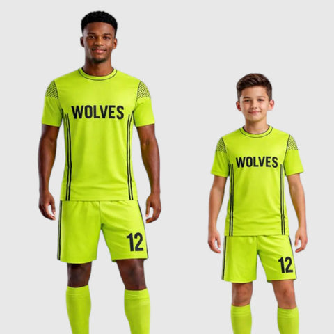 SB 1264 Green Sublimation Custom Soccer Jersey Adult & Youth Unisex