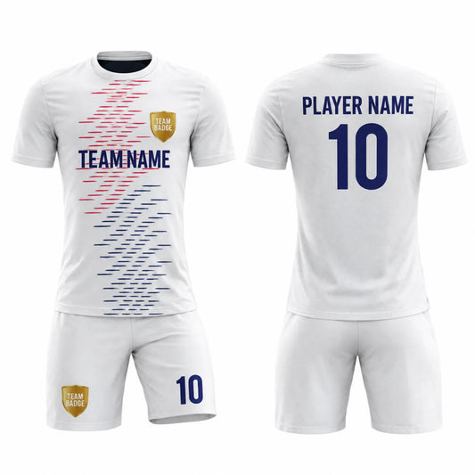 SB 1266 White Sublimation Custom Soccer Jersey Adult & Youth Unisex