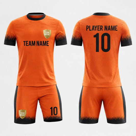 SB 1267 Orange Sublimation Custom Soccer Jersey Adult & Youth Unisex