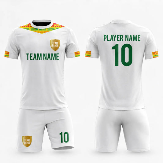SB 1268 White Sublimation Custom Soccer Jersey Adult & Youth Unisex