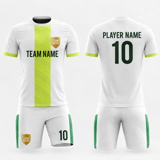SB 12789 White Sublimation Custom Soccer Jersey Adult & Youth Unisex