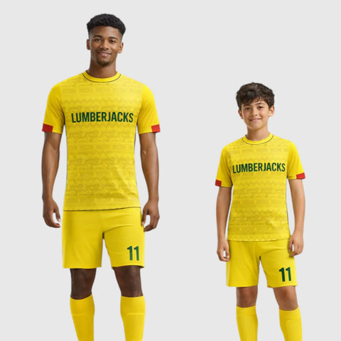 SB 1278 Yellow Sublimation Custom Soccer Jersey Adult & Youth Unisex