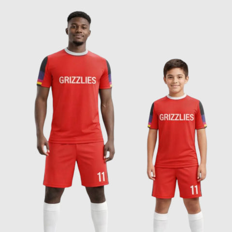 SB 12790 Red Sublimation Custom Soccer Jersey Adult & Youth Unisex