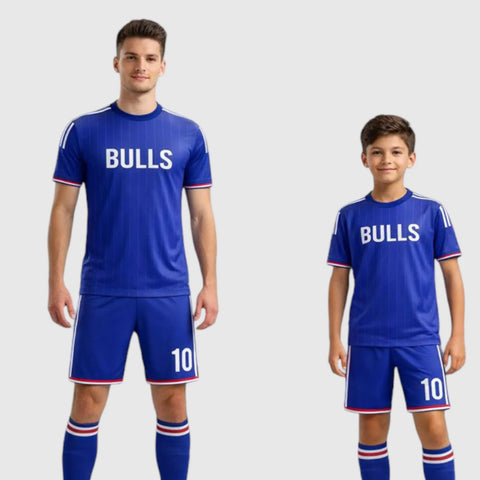 SB 12792 Blue Sublimation Custom Soccer Jersey Adult & Youth Unisex