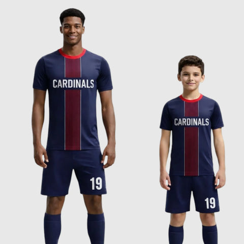 SB 12810 Navy Sublimation Custom Soccer Jersey Adult & Youth Unisex