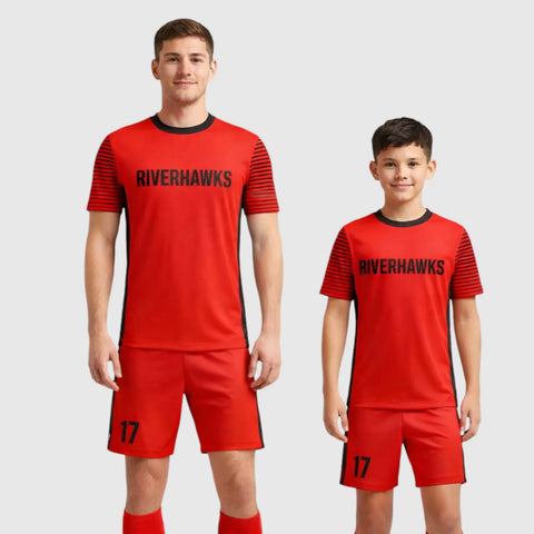 SB 12833 Orange Sublimation Custom Soccer Jersey Adult & Youth Unisex