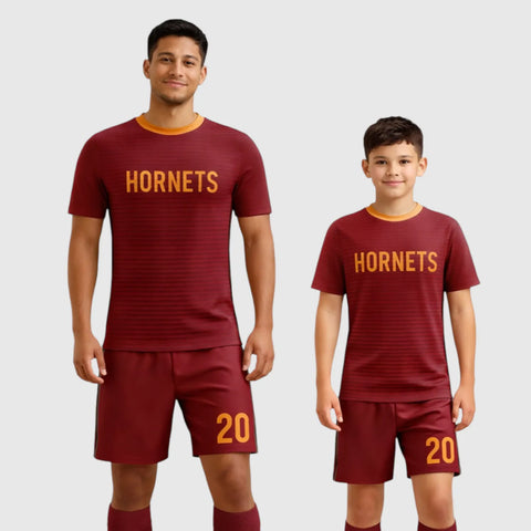 SB 12867 Red Sublimation Custom Soccer Jersey Adult & Youth Unisex