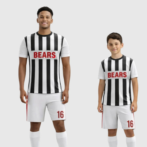 SB 12870 White Sublimation Custom Soccer Jersey Adult & Youth Unisex