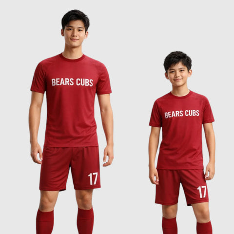 SB 12874 Red Sublimation Custom Soccer Jersey Adult & Youth Unisex