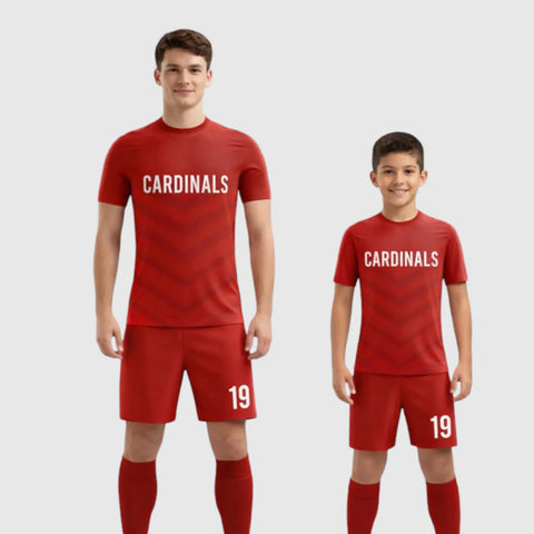 SB 12899 Red Sublimation Custom Soccer Jersey Adult & Youth Unisex