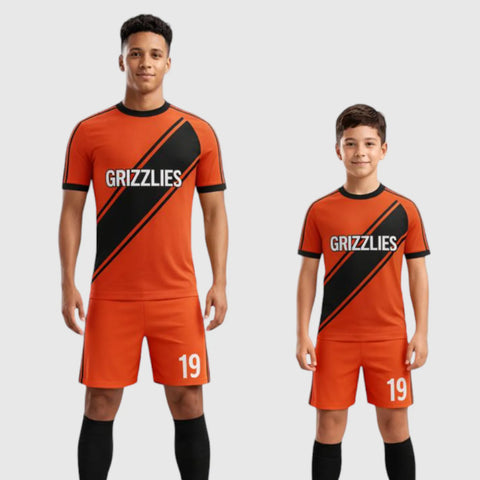 SB 12904 Orange Sublimation Custom Soccer Jersey Adult & Youth Unisex