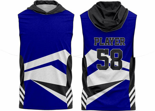 SJ 107 Sleeveless Hoodie Shooting Shirt