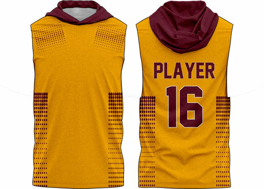 SJ 114 Sleeveless Hoodie Shooting Shirt