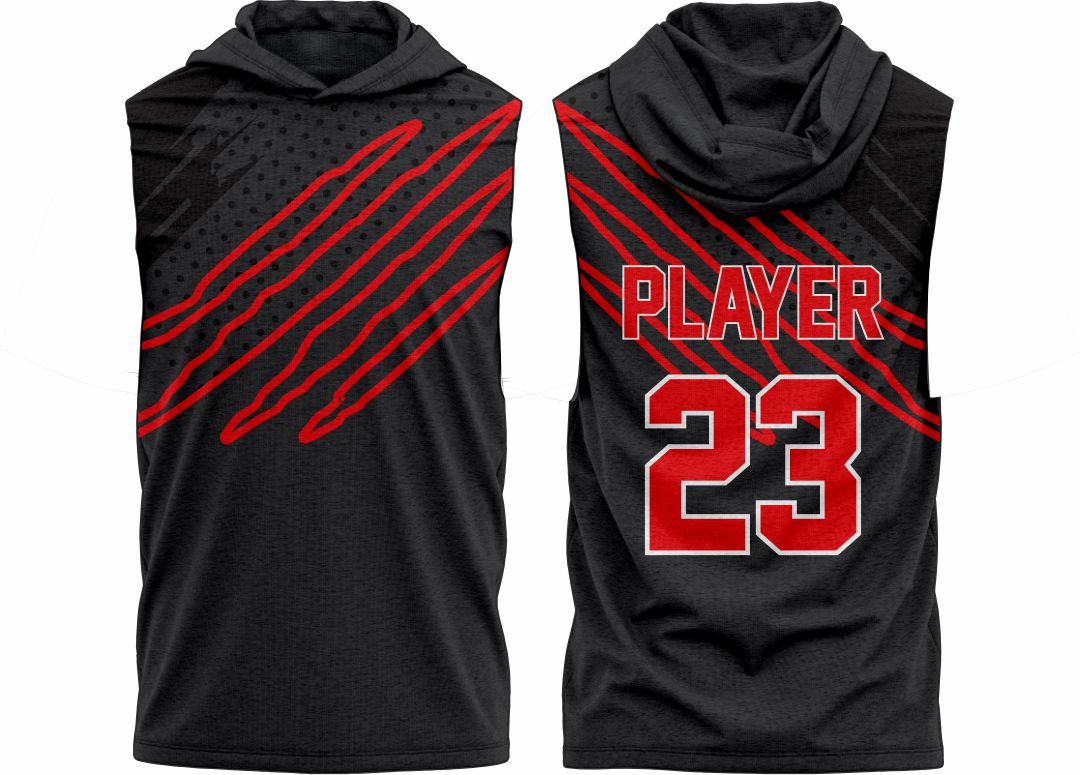 SJ 117 Sleeveless Hoodie Shooting Shirt