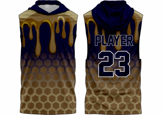 SJ 118 Sleeveless Hoodie Shooting Shirt