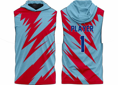 SJ 121 Sleeveless Hoodie Shooting Shirt