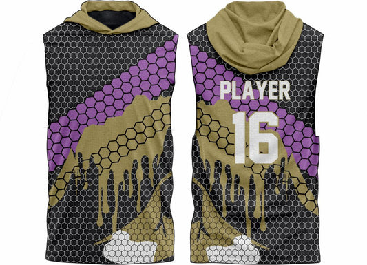 SJ 127 Sleeveless Hoodie Shooting Shirt