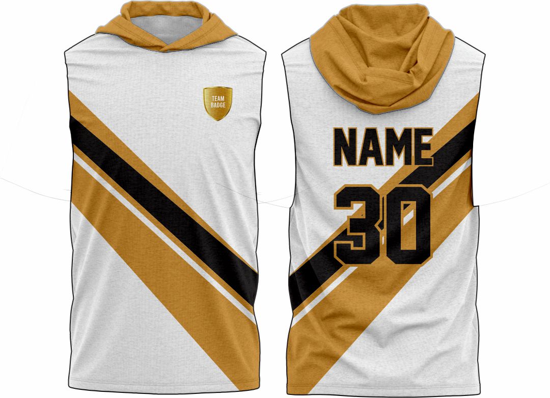 SJ 128 Sleeveless Hoodie Shooting Shirt