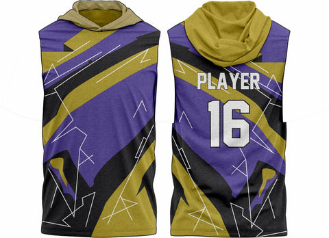 SJ 129 Sleeveless Hoodie Shooting Shirt