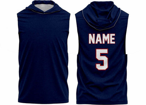 SJ 136 Sleeveless Hoodie Shooting Shirt