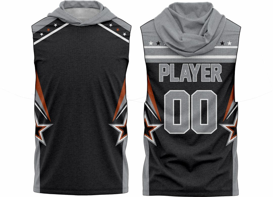 SJ 142 Sleeveless Hoodie Shooting Shirt