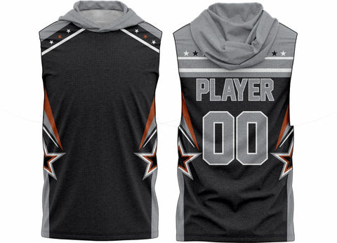 SJ 142 Sleeveless Hoodie Shooting Shirt