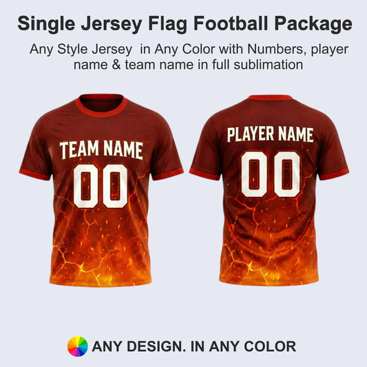 Single Flag Football Jersey Package