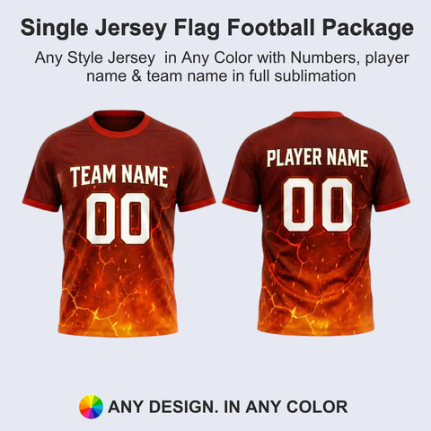 Single Flag Football Jersey Package