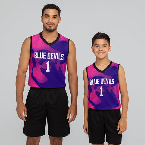 Space NS Customizable Basketball Jersey With Optional Shorts