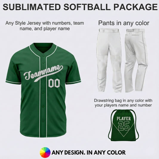 Sublimated Softball Uniform Package