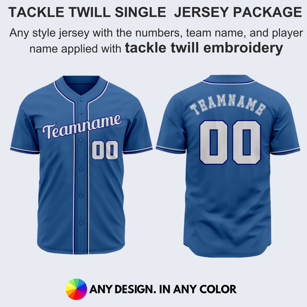 Tackle Twill Single Jersey Softball Package