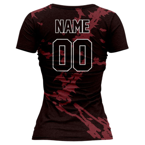 VJ124 Custom Red Volleyball Jersey - Adult & Youth Unisex