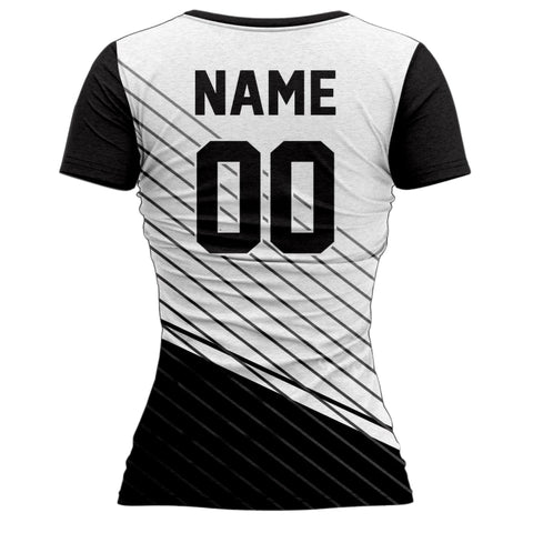 VJ127 Custom White Volleyball Jersey - Adult & Youth Unisex