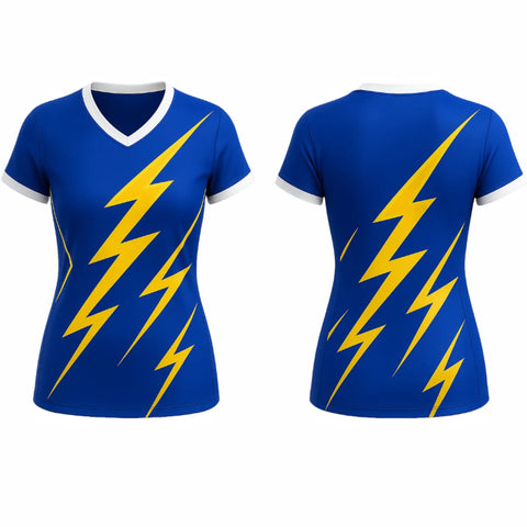 VJ166  Custom Royal Blue Volleyball Jersey - Adult & Youth Unisex