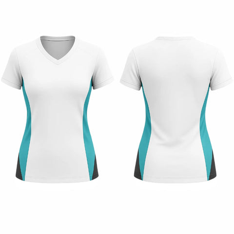 VJ184  Custom White Volleyball Jersey - Adult & Youth Unisex