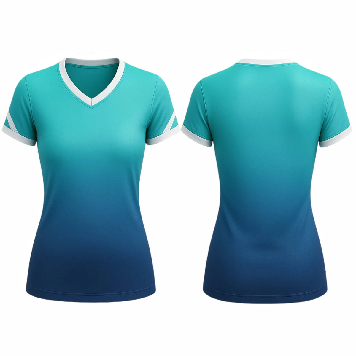 VJ153  Custom Teal Volleyball Jersey - Adult & Youth Unisex