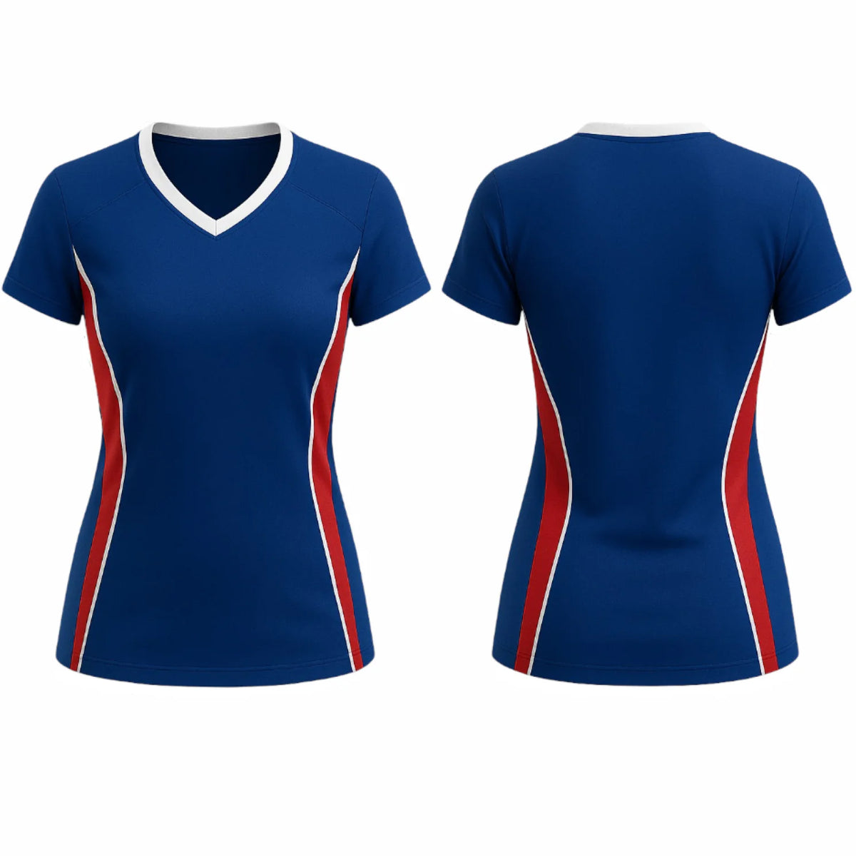 VJ194  Custom Blue Volleyball Jersey - Adult & Youth Unisex