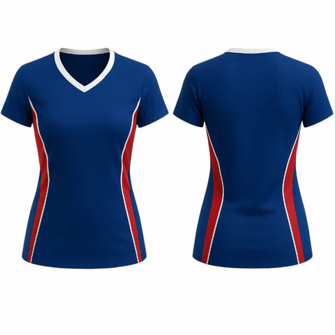VJ194  Custom Blue Volleyball Jersey - Adult & Youth Unisex