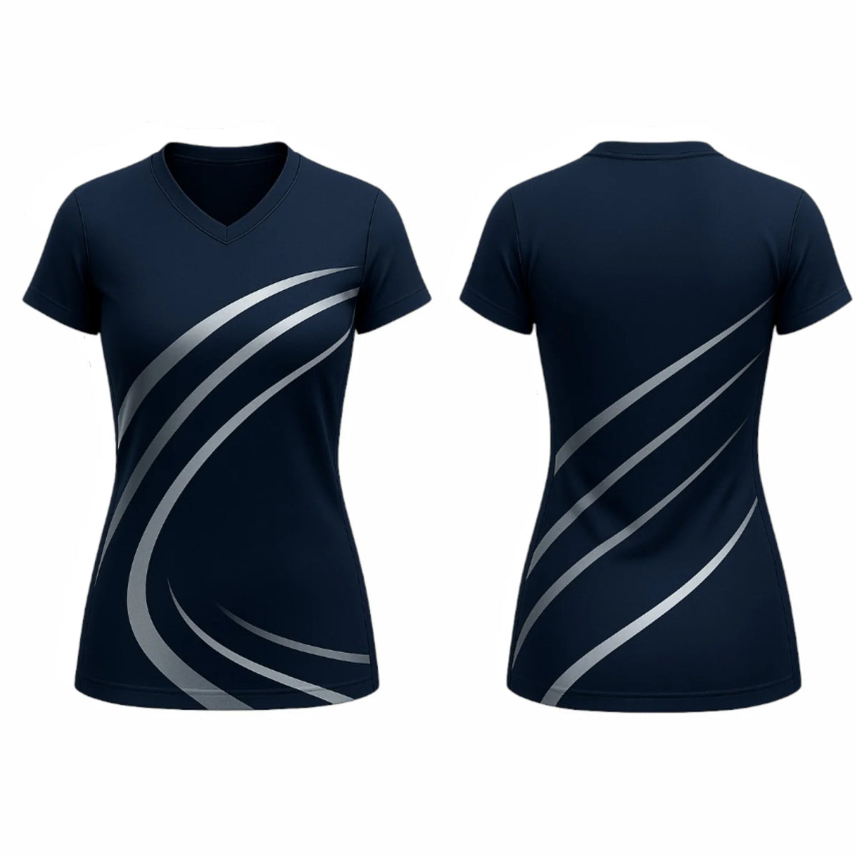 VJ196  Custom Navy Volleyball Jersey - Adult & Youth Unisex