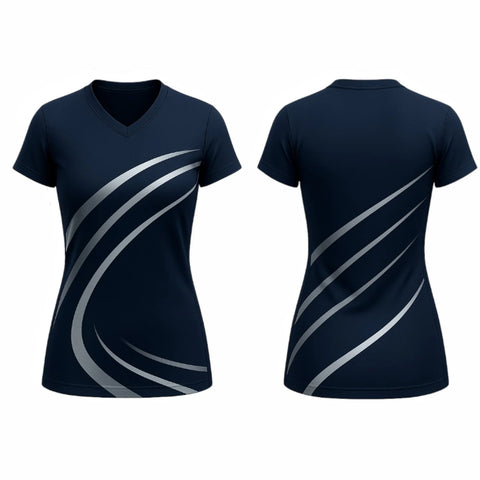 VJ196  Custom Navy Volleyball Jersey - Adult & Youth Unisex