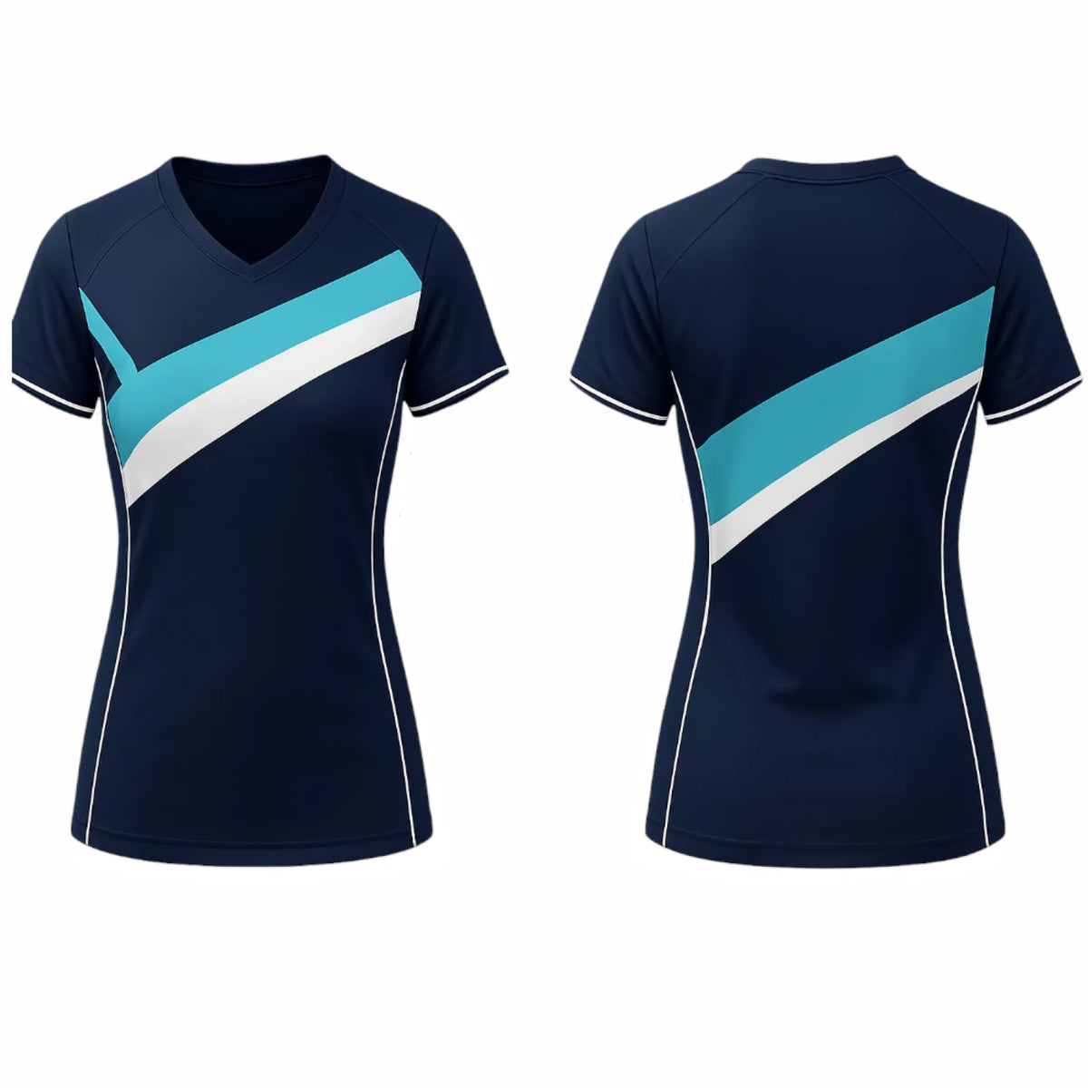 VJ200  Custom Navy Volleyball Jersey - Adult & Youth Unisex