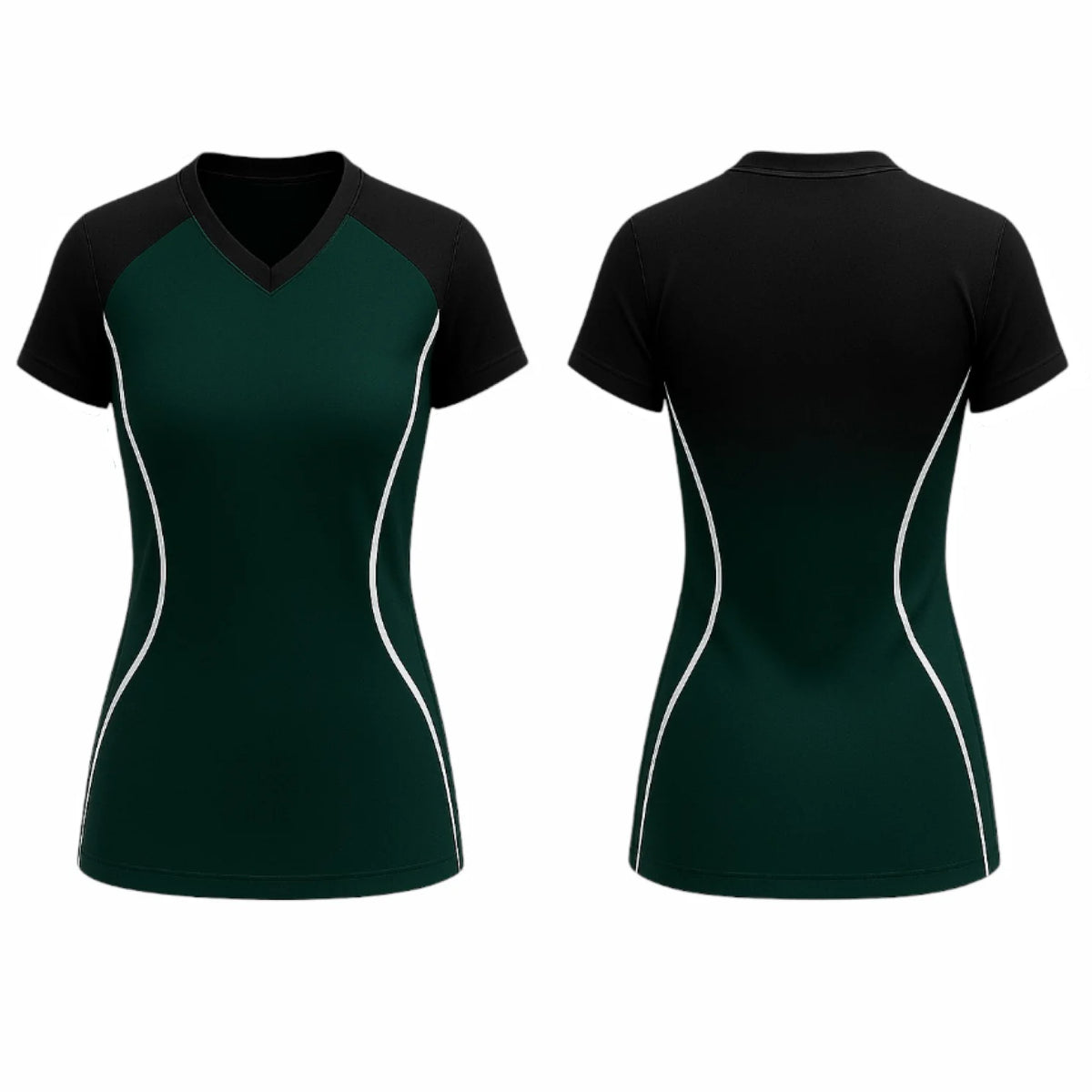 VJ202  Custom Green Volleyball Jersey - Adult & Youth Unisex