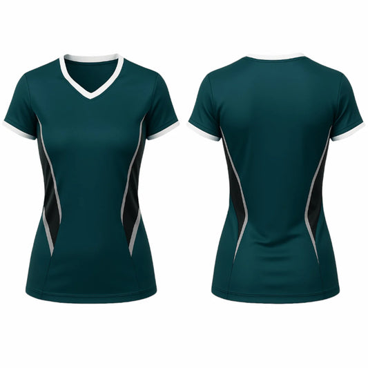 VJ205  Custom Green Volleyball Jersey - Adult & Youth Unisex
