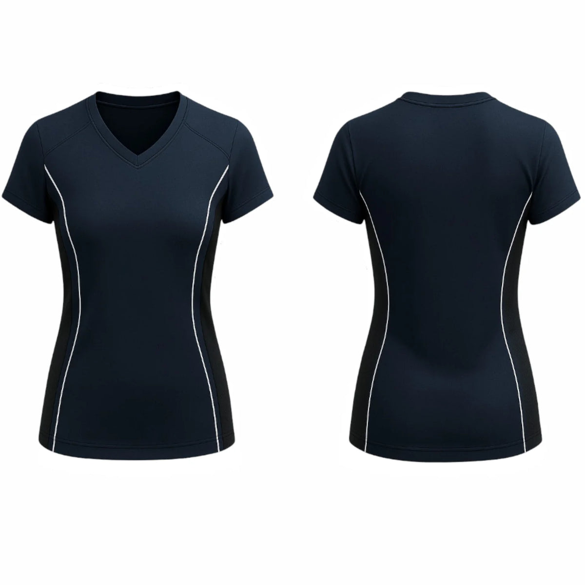 VJ218  Custom Navy Volleyball Jersey - Adult & Youth Unisex