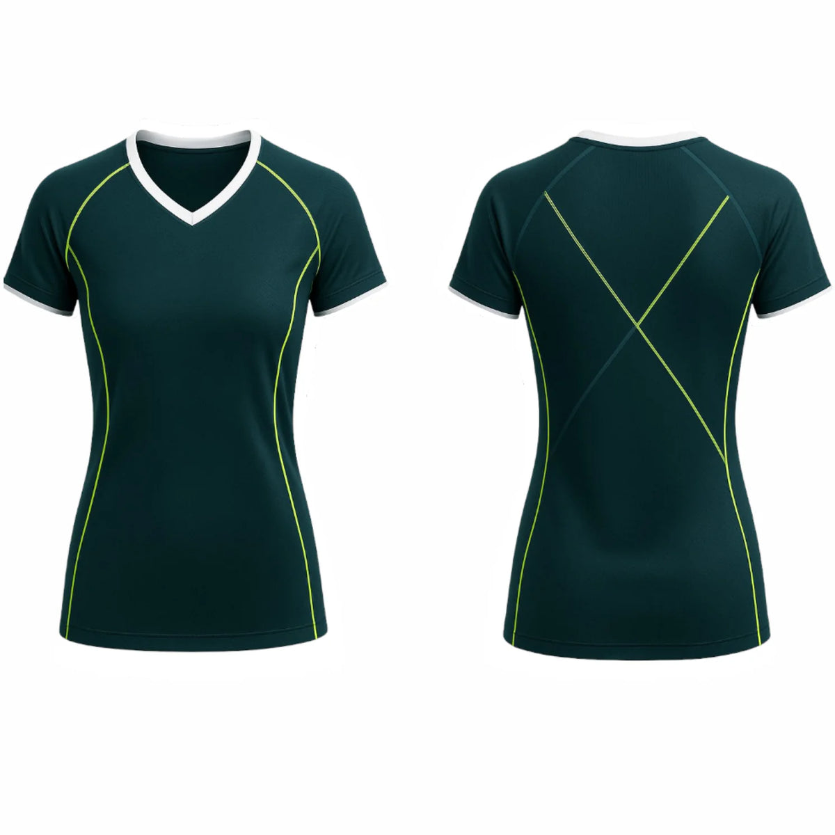 VJ219  Custom Green Volleyball Jersey - Adult & Youth Unisex
