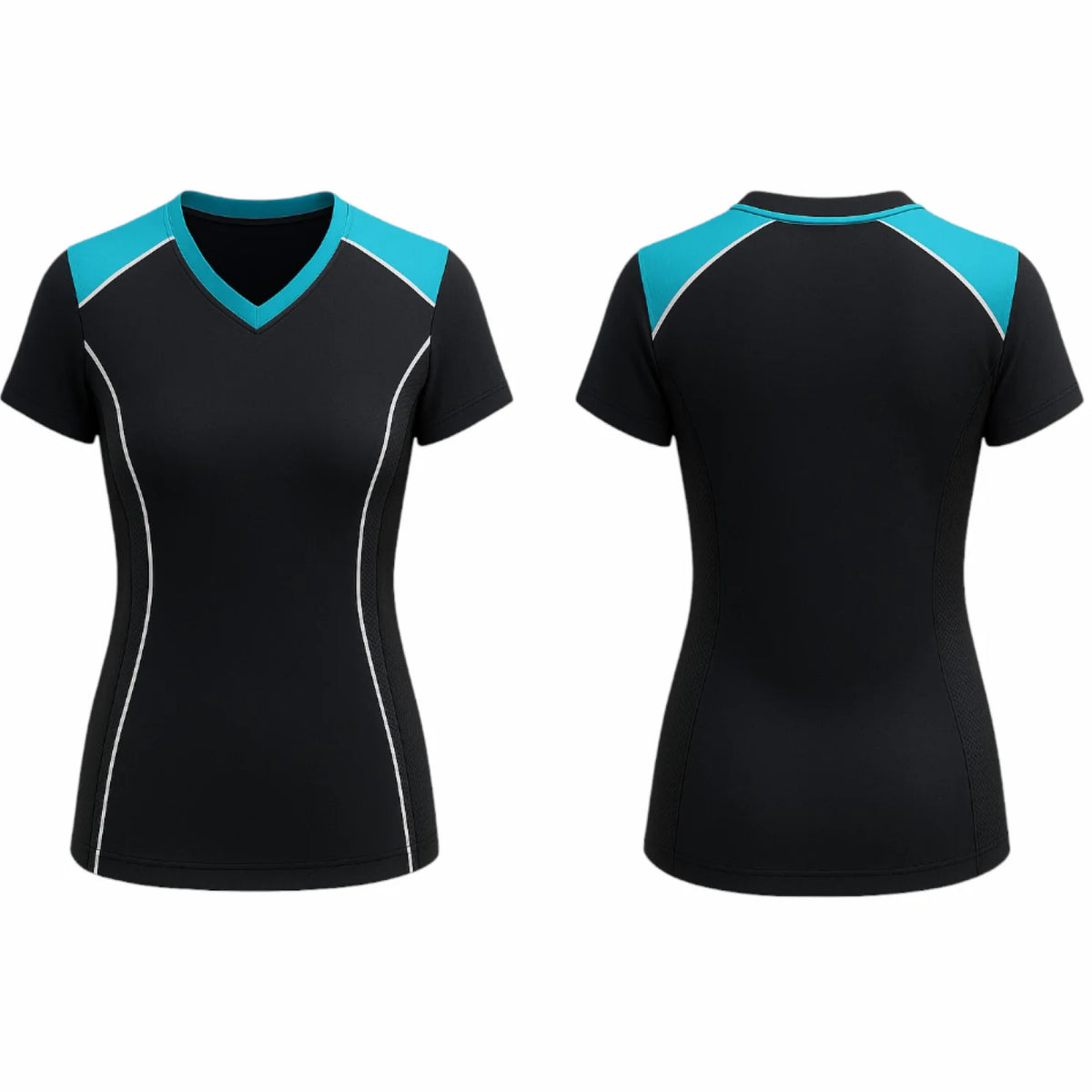VJ221 Custom Black Volleyball Jersey-Adult & Youth Unisex