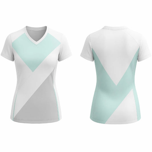 VJ223 Custom White Volleyball Jersey-Adult & Youth Unisex